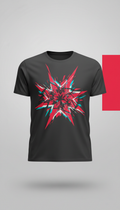 Neon Crimson Graphic Tee