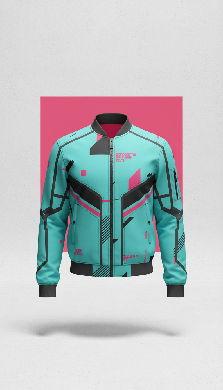 Electric Aqua Technical Bomber